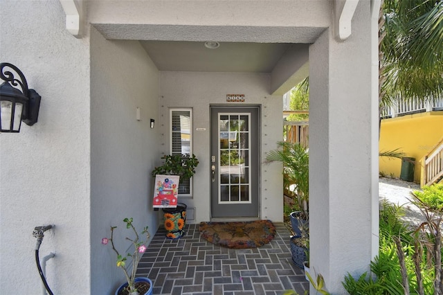 6140 Marina Cove Way S, Saint Petersburg, FL 33712 - view of exterior entry with stucco siding