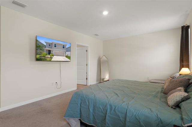 2449 Moon Shadow Rd, New Port Richey, FL 34655 - carpeted bedroom with baseboards and recessed lighting