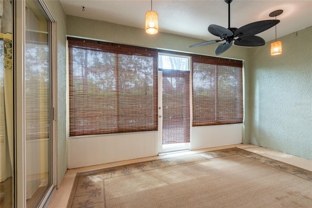 19025 Callaway Ct, Tampa, FL 33647 - unfurnished sunroom with a textured wall