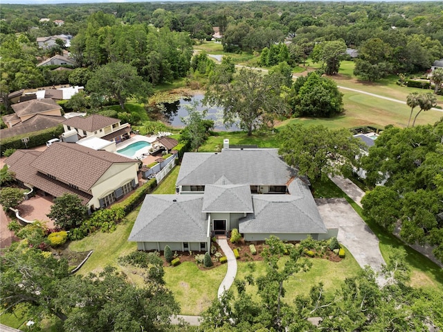 4009 Carrollwood Village Dr, Tampa, FL 33618 - bird's eye view of a large body of water