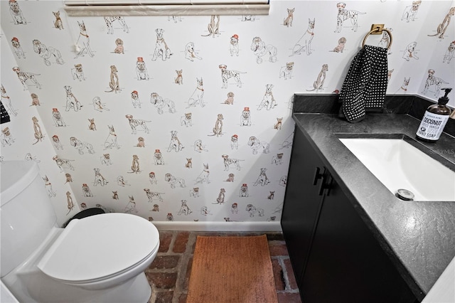 4009 Carrollwood Village Dr, Tampa, FL 33618 - half bathroom with toilet and vanity