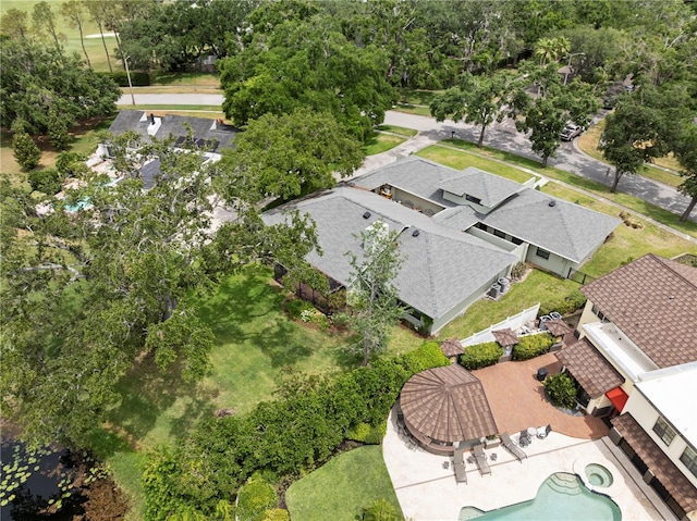 4009 Carrollwood Village Dr, Tampa, FL 33618 - aerial perspective of suburban area with a pool area