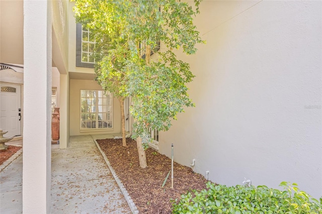 13934 Clubhouse Cir Unit 8, Tampa, FL 33618 - view of exterior entry with stucco siding