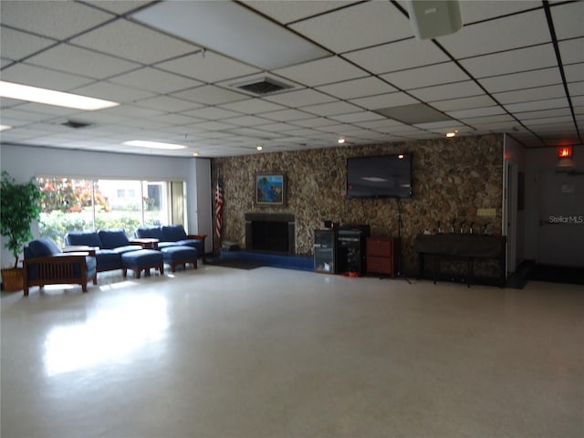 860 Virginia St Unit 308, Dunedin, FL 34698 - community lobby featuring a paneled ceiling