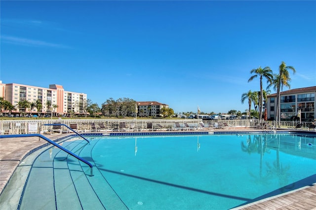 view of community pool