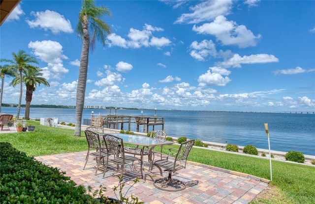 19029 US Highway 19 N Unit 31F, Clearwater, FL 33764 - view of patio / terrace featuring a water view