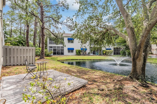 11440 Harbor Way Unit 5009, Largo, FL 33774 - view of green lawn with a deck with water view