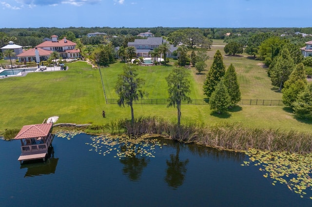 17129 Breeders Cup Dr, Odessa, FL 33556 - bird's eye view of a nearby body of water