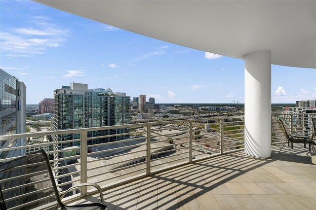 449 S 12th St Unit 2205, Tampa, FL 33602 - balcony with a city view