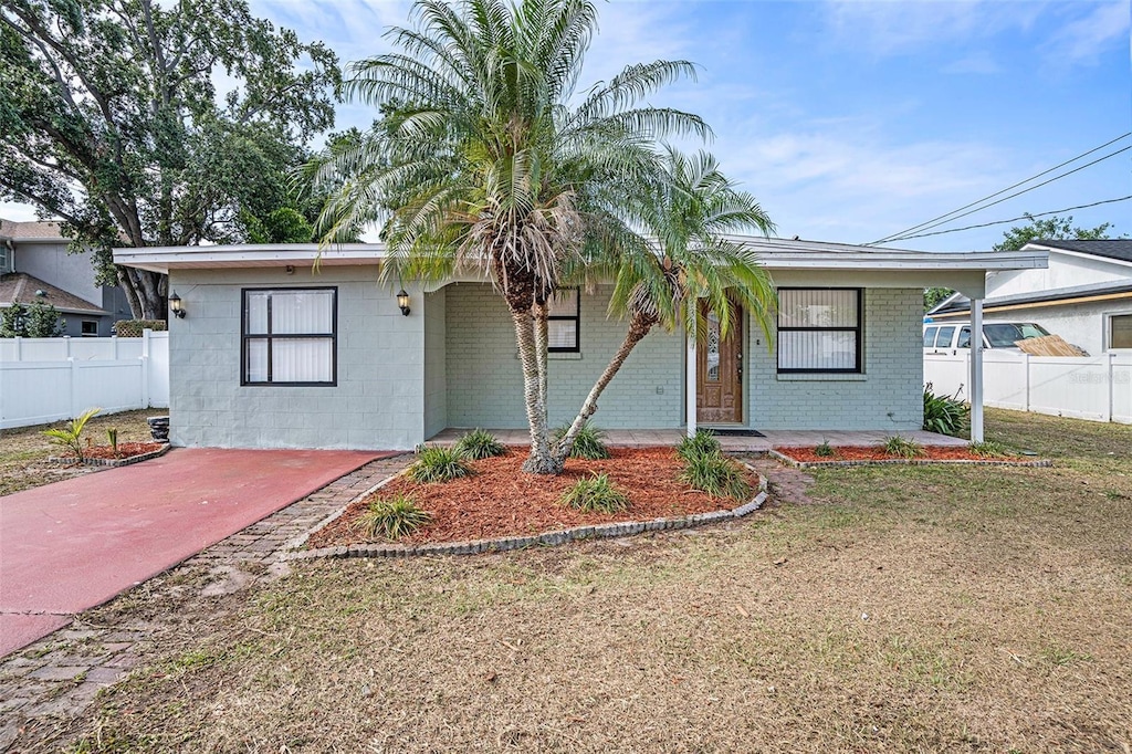 3308 W Walnut St, Tampa, FL 33607 - view of front of property with a porch