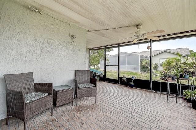 8913 Welsh Way, Hudson, FL 34667 - sunroom / solarium with ceiling fan