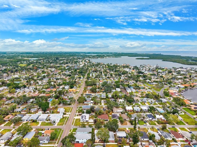 1810 Maryland Ave NE, Saint Petersburg, FL 33703 - aerial perspective of suburban area with a nearby body of water