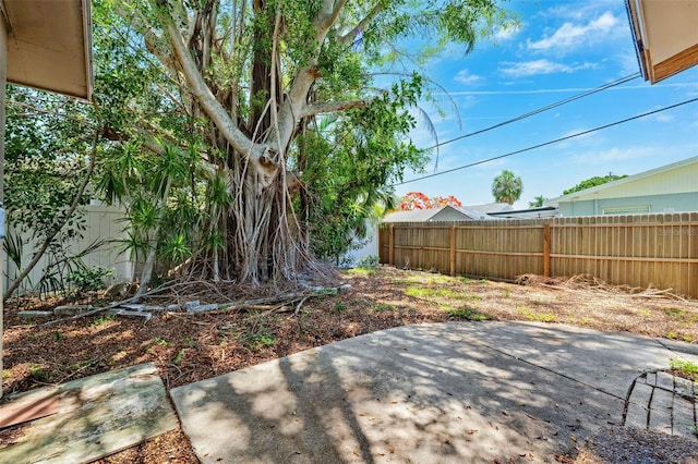 1810 Maryland Ave NE, Saint Petersburg, FL 33703 - fenced backyard with a patio