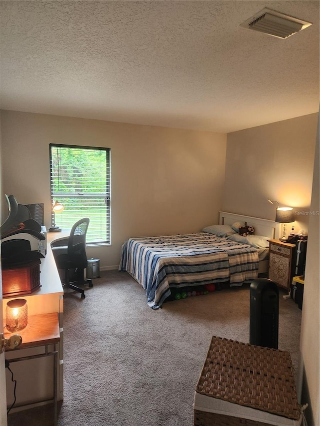 9220 Dayflower Dr, Tampa, FL 33647 - carpeted bedroom with a textured ceiling