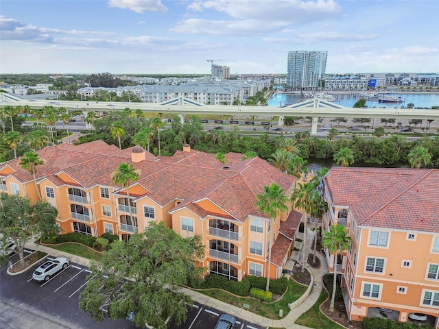 drone / aerial view of a nearby body of water