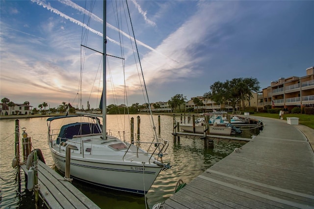 531 Sandy Hook Rd, Treasure Island, FL 33706 - dock featuring a water view