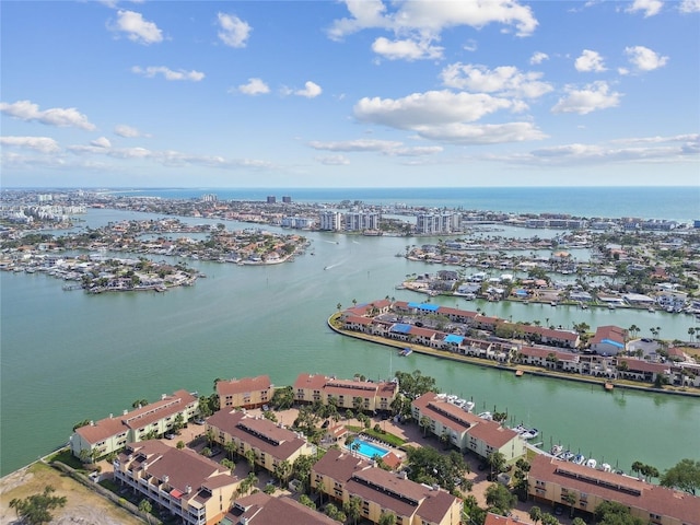 531 Sandy Hook Rd, Treasure Island, FL 33706 - bird's eye view of a nearby body of water