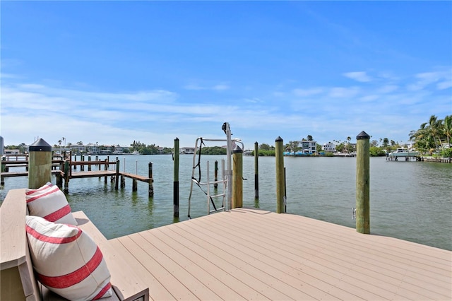 243 Hermosita Dr, St Pete Beach, FL 33706 - dock featuring a water view