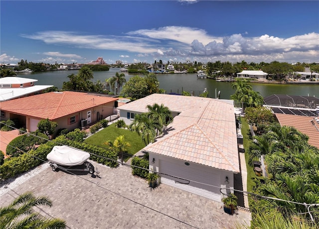 243 Hermosita Dr, St Pete Beach, FL 33706 - aerial view of property and surrounding area featuring a nearby body of water