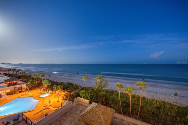 15000 Gulf Blvd Unit 602, Madeira Beach, FL 33708 - water view featuring local beach
