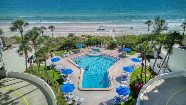 15000 Gulf Blvd Unit 602, Madeira Beach, FL 33708 - aerial view of expansive coastline and a pool