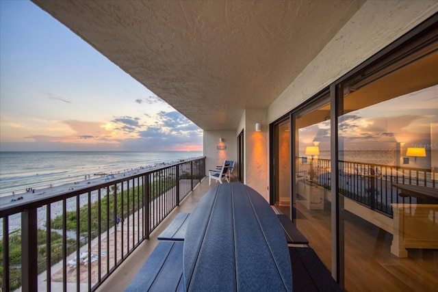 15000 Gulf Blvd Unit 602, Madeira Beach, FL 33708 - balcony with view of water and beach