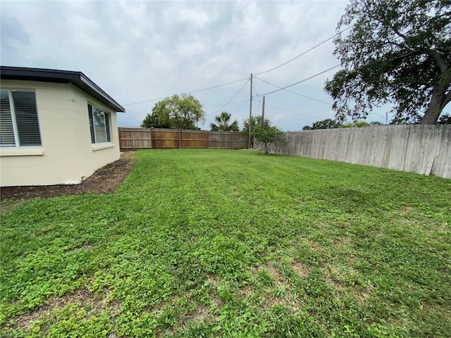 view of yard