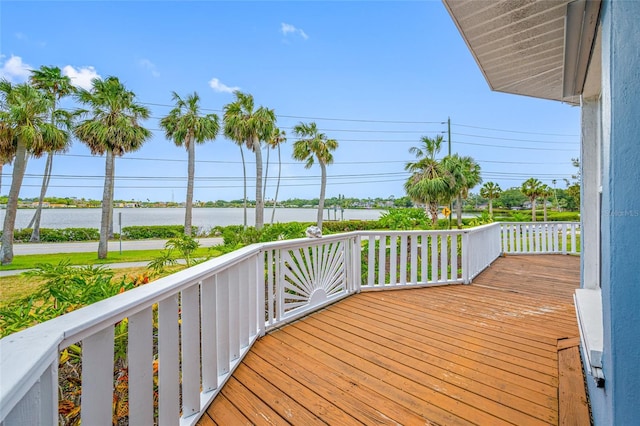 401 Whitcomb Blvd, Tarpon Springs, FL 34689 - deck with a water view
