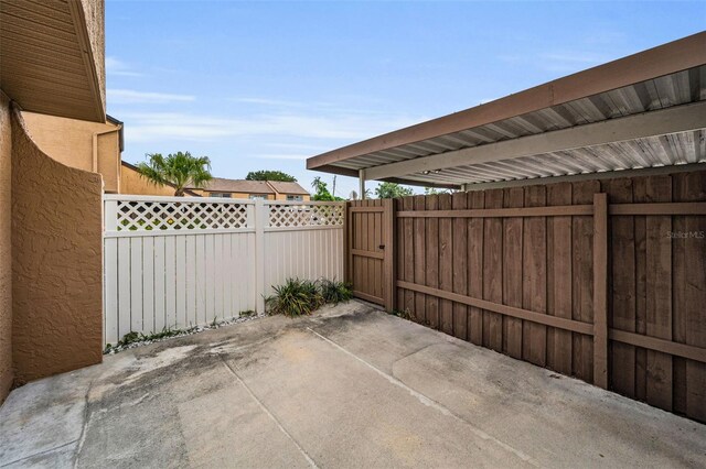 1864 Clearbrooke Dr, Clearwater, FL 33760 - view of patio / terrace featuring a gate