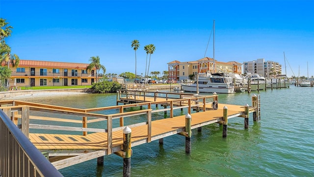 dock with a water view