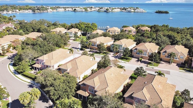 184 Banyan Bay Dr, Saint Petersburg, FL 33705 - aerial perspective of suburban area with a nearby body of water