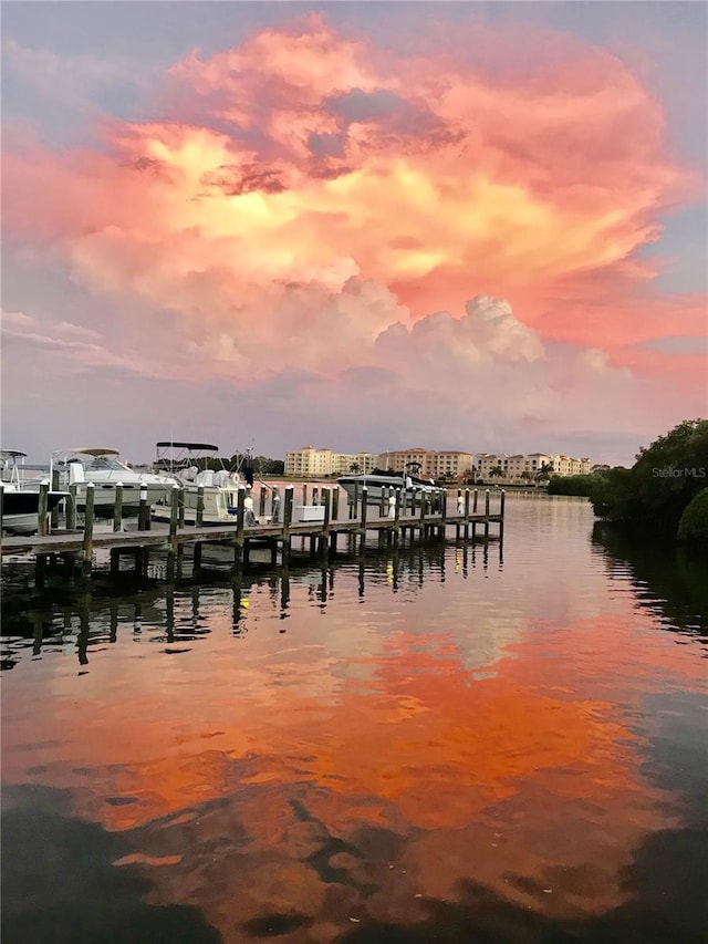 184 Banyan Bay Dr, Saint Petersburg, FL 33705 - dock area with a water view