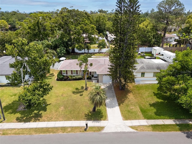 119 N Hillcrest Ave, Clearwater, FL 33755 - aerial view of property and surrounding area