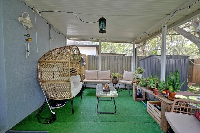 759 Cape Cod Cir, Valrico, FL 33594 - sunroom / solarium with an outdoor living space