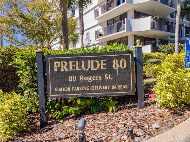 80 Rogers St Unit 6D, Clearwater, FL 33756 - view of community sign