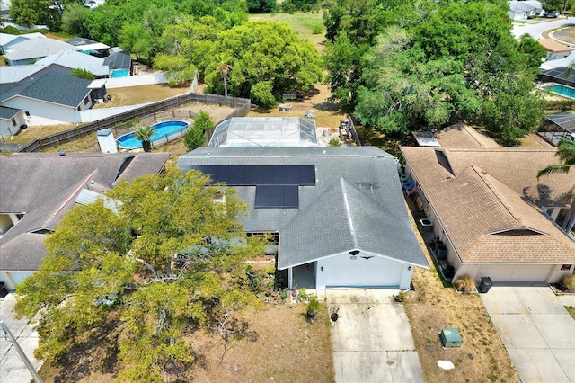 8737 Beaver Ln, Port Richey, FL 34668 - view from above of property with a pool area
