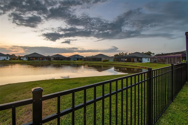 12710 Wheatgrass Ct, Parrish, FL 34219 - water view with nearby suburban area and fence