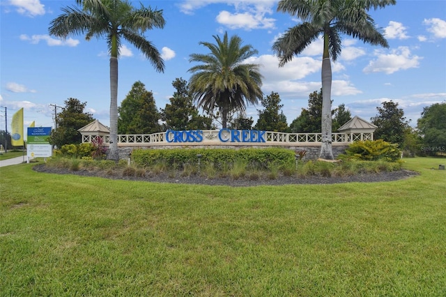 12710 Wheatgrass Ct, Parrish, FL 34219 - community / neighborhood sign with a lawn