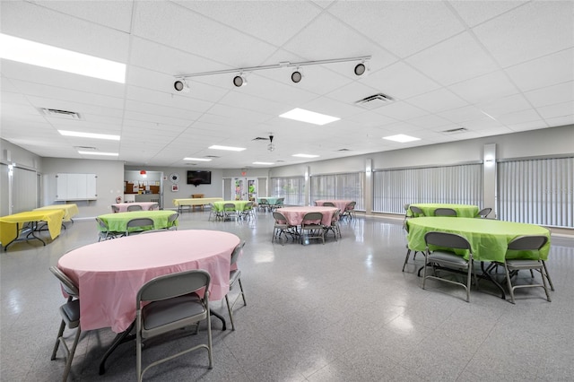 1100 E Bay Dr Unit 60, Largo, FL 33770 - dining space with a paneled ceiling