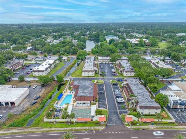 1100 E Bay Dr Unit 60, Largo, FL 33770 - drone / aerial view of a pool area