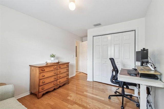 3205 W De Leon St Unit F, Tampa, FL 33609 - office area with light wood finished floors and baseboards