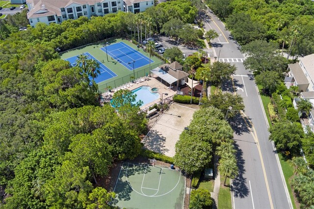 568 Shoreham Ct NE, Saint Petersburg, FL 33716 - drone / aerial view of a pool