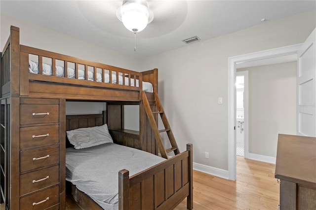 493 Lucerne Ave, Tampa, FL 33606 - bedroom with light wood-style floors and baseboards