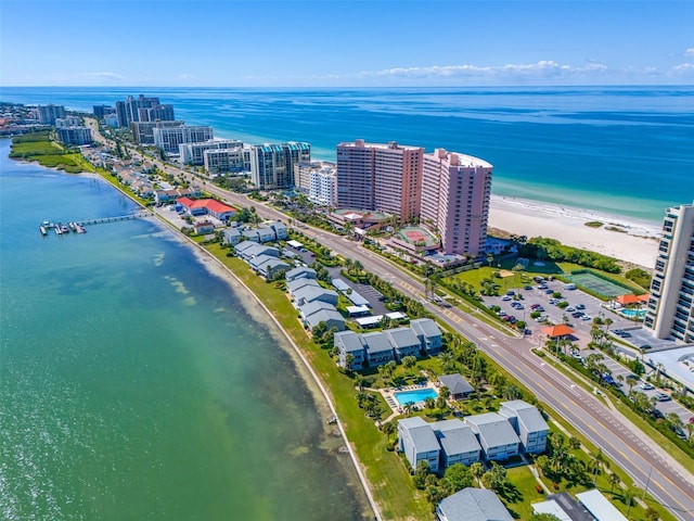 1351 Gulf Blvd Unit 209, Clearwater Beach, FL 33767 - aerial view of a large body of water