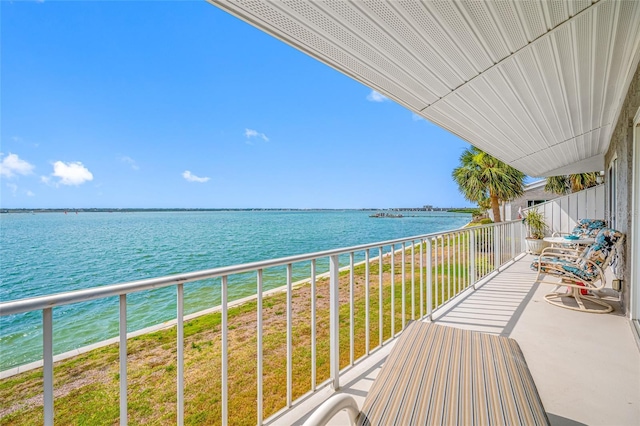 1351 Gulf Blvd Unit 209, Clearwater Beach, FL 33767 - balcony with a water view