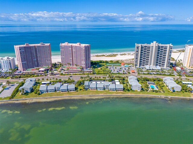 1351 Gulf Blvd Unit 209, Clearwater Beach, FL 33767 - drone / aerial view of a large body of water