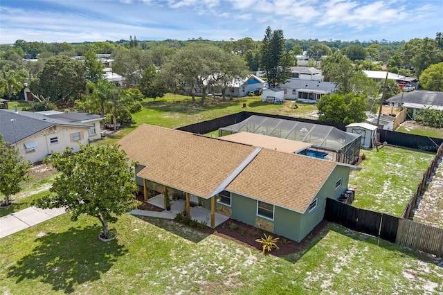 4727 Wales St, Lake Wales, FL 33859 - aerial perspective of suburban area