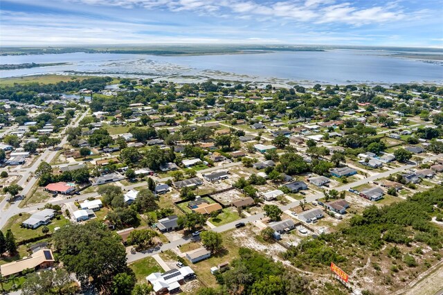 4727 Wales St, Lake Wales, FL 33859 - aerial view of property and surrounding area featuring a nearby body of water