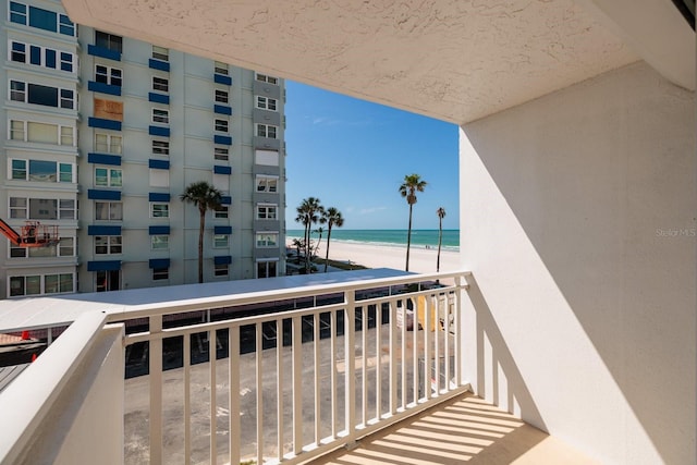 17408 Gulf Blvd Unit 203, Redington Shores, FL 33708 - balcony with view of water and beach
