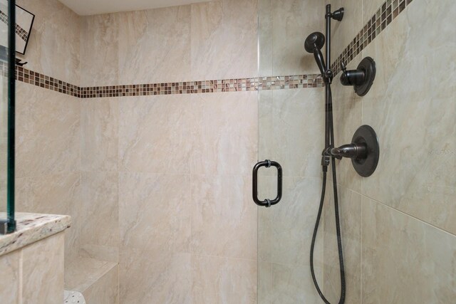 17408 Gulf Blvd Unit 203, Redington Shores, FL 33708 - bathroom view of tiled shower